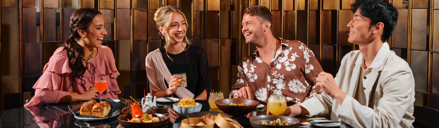 friends having brunch