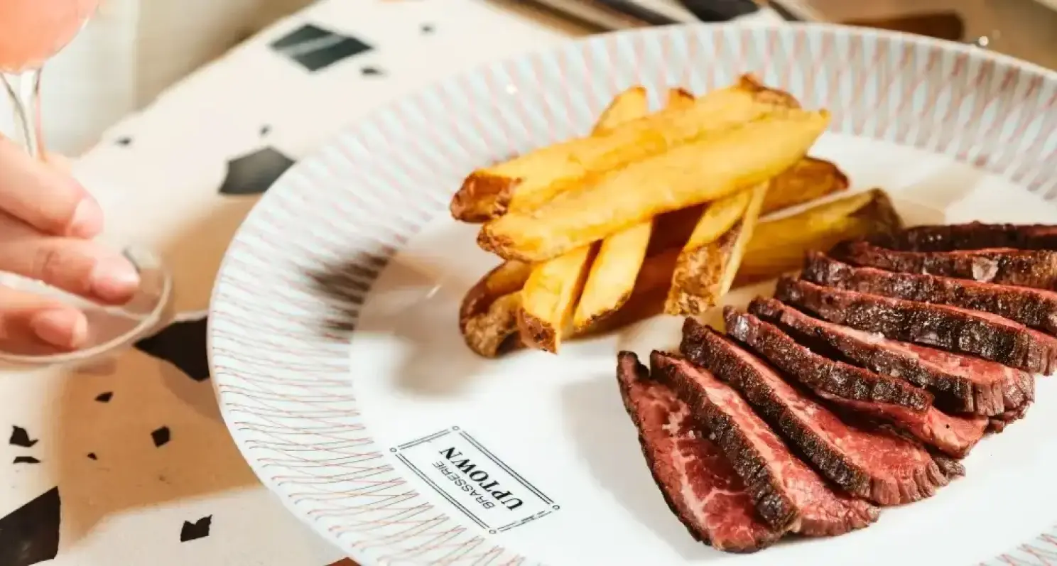 Steak & Frites at Brasserie Uptown