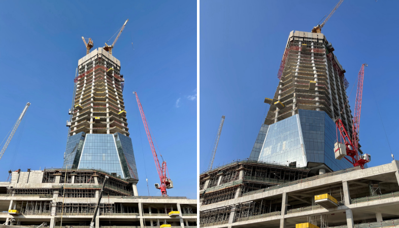 DMCC’S UPTOWN TOWER REACHES 150M, OFFICE STRUCTURES COMPLETED